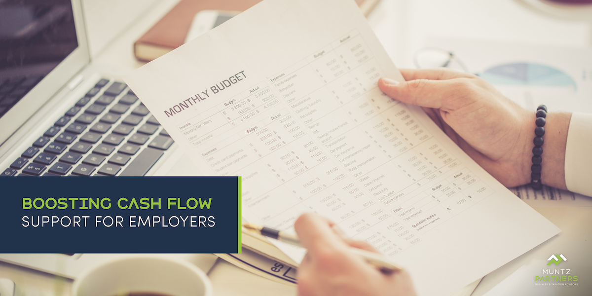 COVID 19 Update: Boosting Cash Flow Support for Employers | Acclaim Accounting