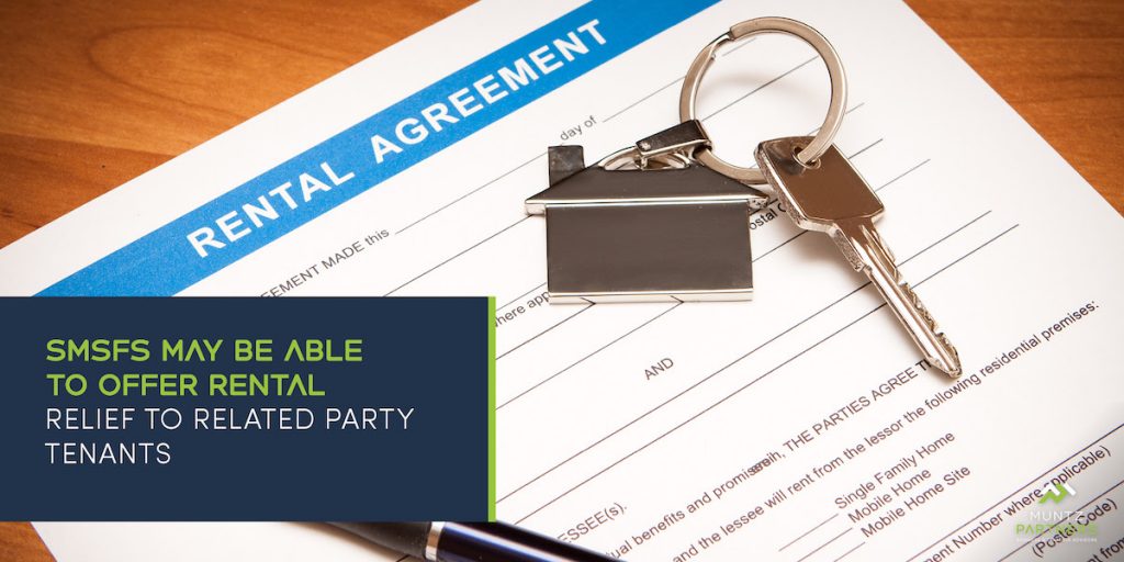 MuntzPartners_SMSFs may be able to offer rental relief to related party tenants